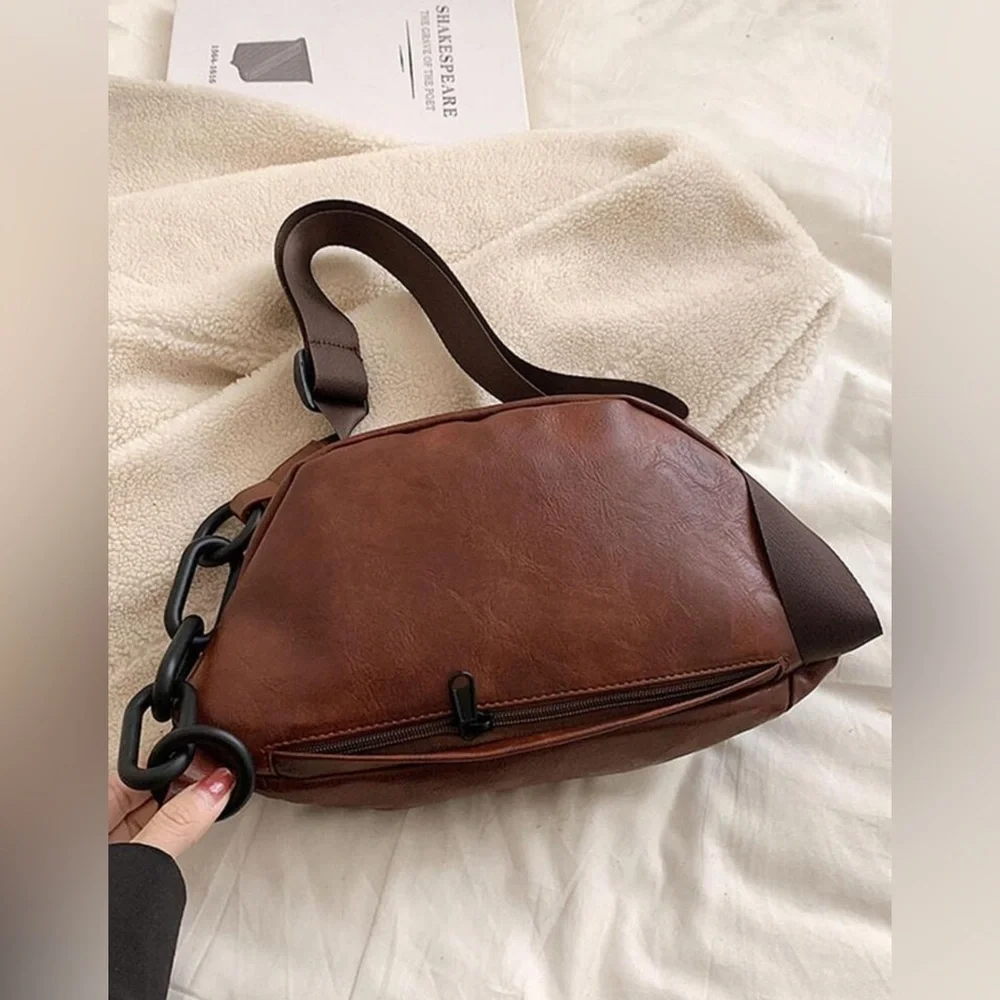 New Brown Crossbody Bag, Fanny Pack, Shoulder Bag - Picture 7 of 10